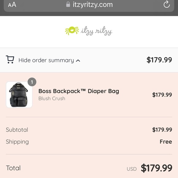 Itzy Ritzy Diaper Bag